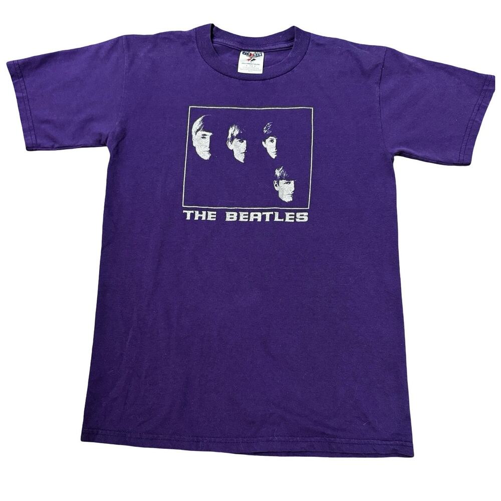 The Beatles Face Grid Vintage Jerzees Graphic T-Shirt Size: Small
